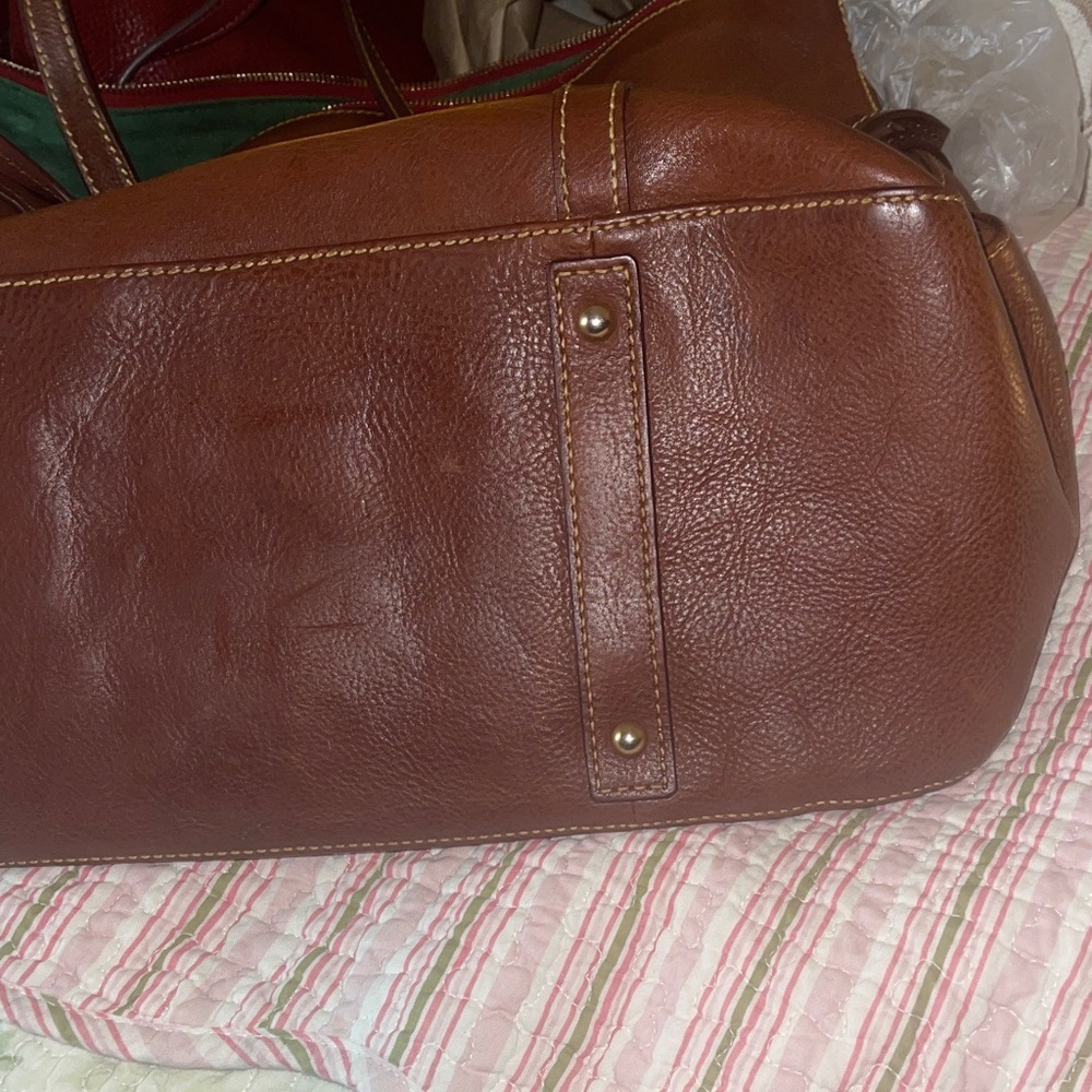 Dooney & Bourke Leather Florentine Travel Work Everyday Bag by Dooney & Bourke - Picture 13 of 15